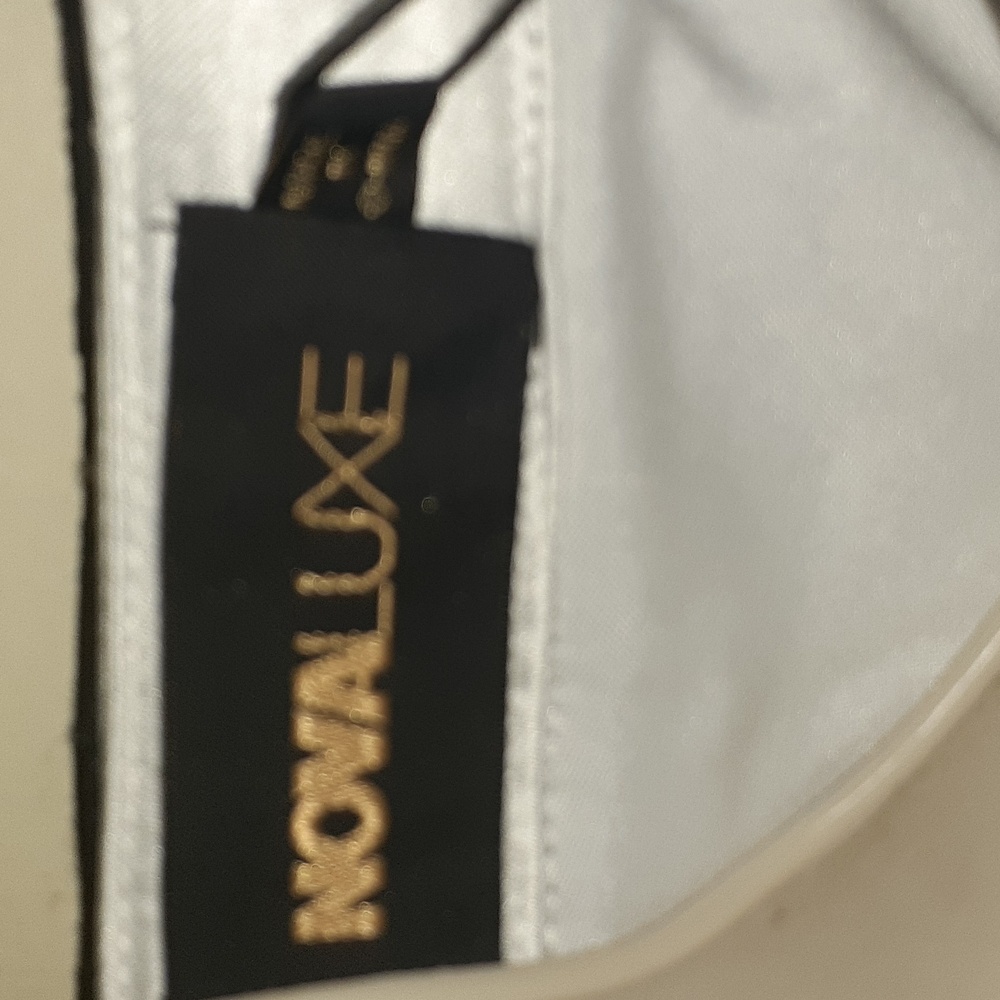 Fashion Nova LUXE LINE BEADED COLLAR Monochrome Palm Maxi Kaftan SIZE XL NWT - Picture 10 of 10